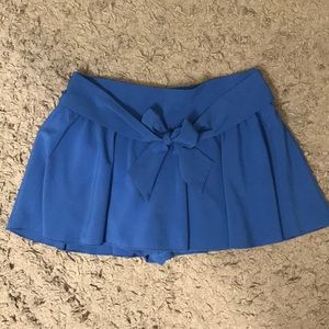 ⭐️ Blue skort/mini skirt
